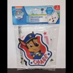 NIB Paw Patrol Tub Applications (5) Pieces